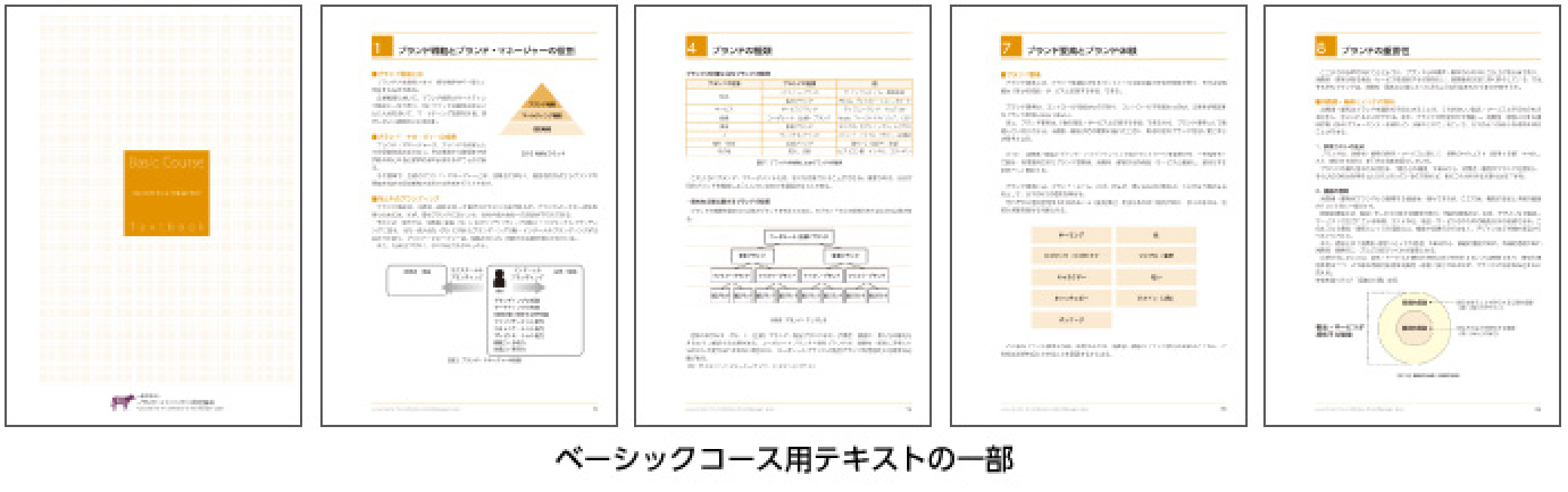 ベーシックコース用テキストの一部