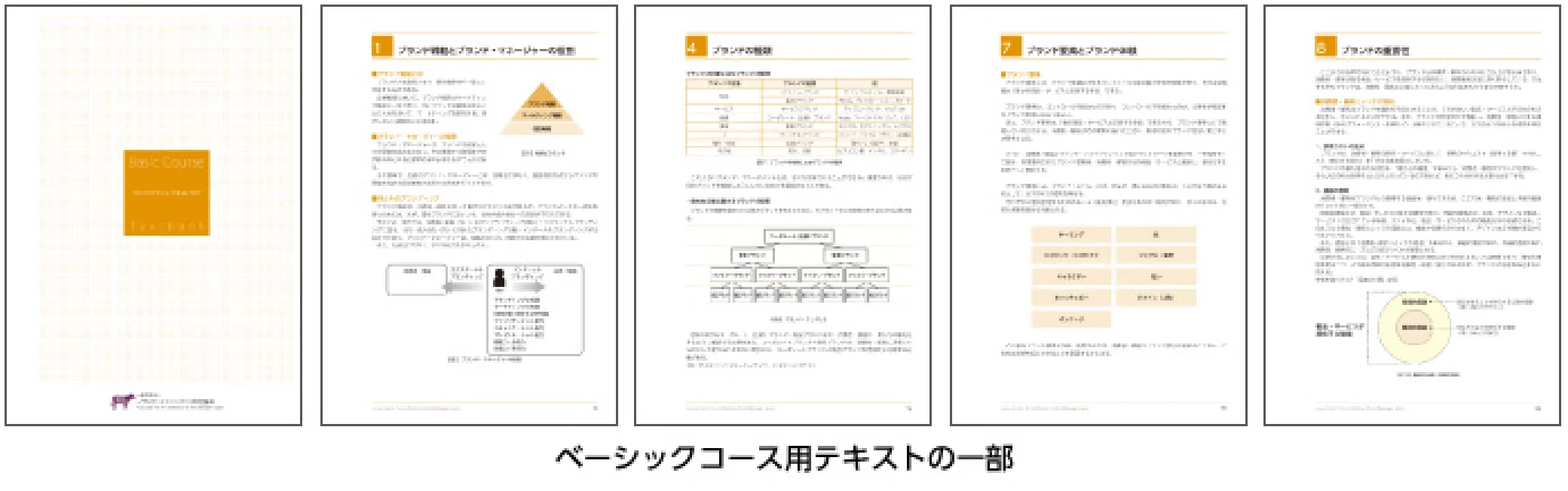 ベーシックコース用テキストの一部