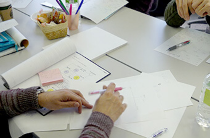 連想マップやポジショニングマップなど様々なフレームワークを使ってブランドを構築。