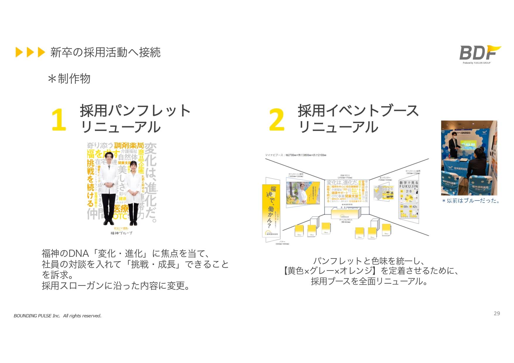 採用パンフレットリニューアル